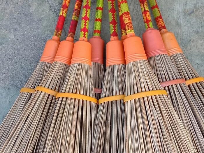 Natural stick brooms from Indonesia